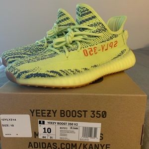 Men’s Yeezy Boost 350- Semi Frozen Yellow